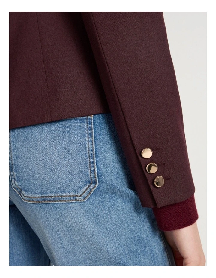 Sakura Jacket in Ruby Port image 3
