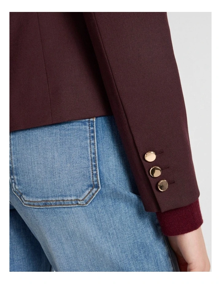 Sakura Jacket in Ruby Port image 4