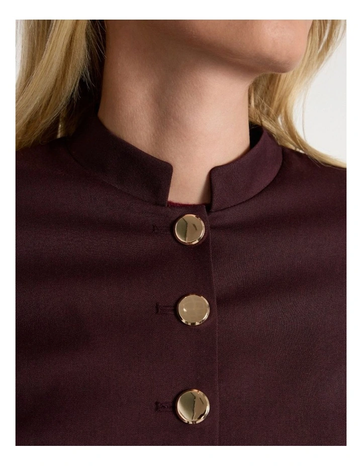 Sakura Jacket in Ruby Port image 4