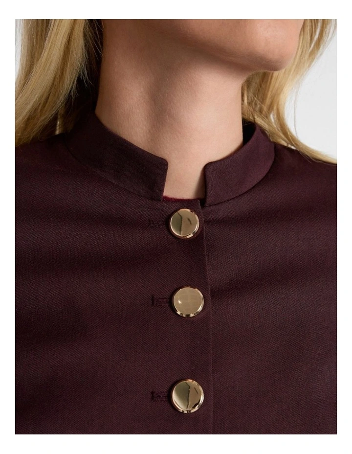 Sakura Jacket in Ruby Port image 5
