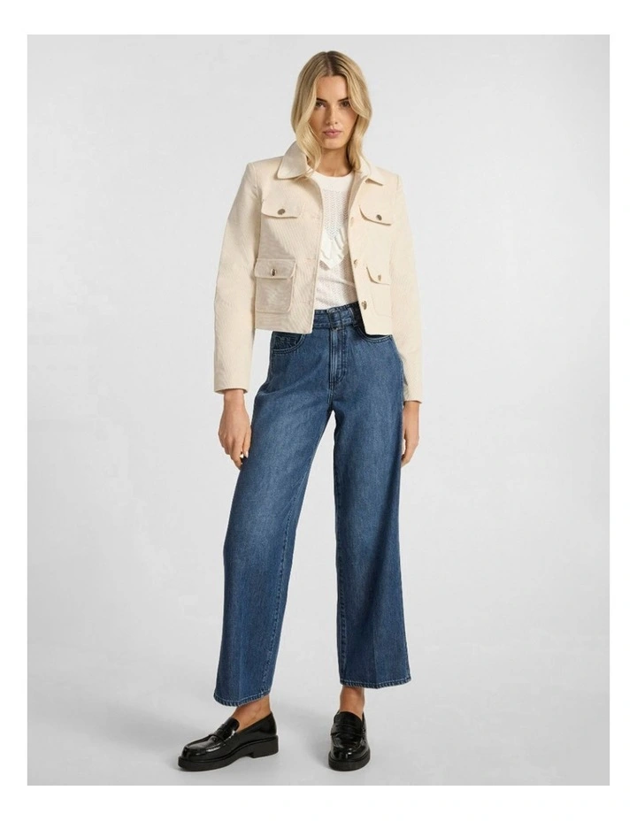 Calen Cord Jacket in Canvas image 2