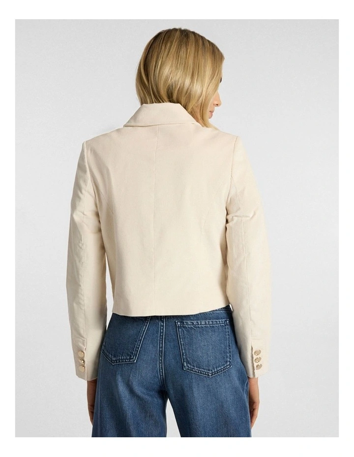 Calen Cord Jacket in Canvas image 3