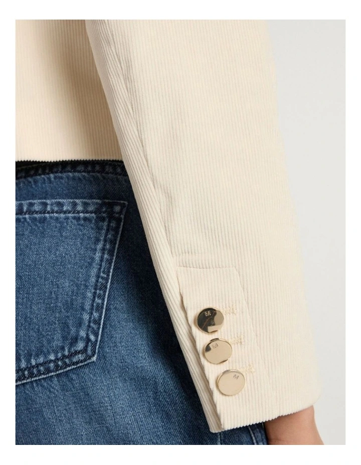 Calen Cord Jacket in Canvas image 3