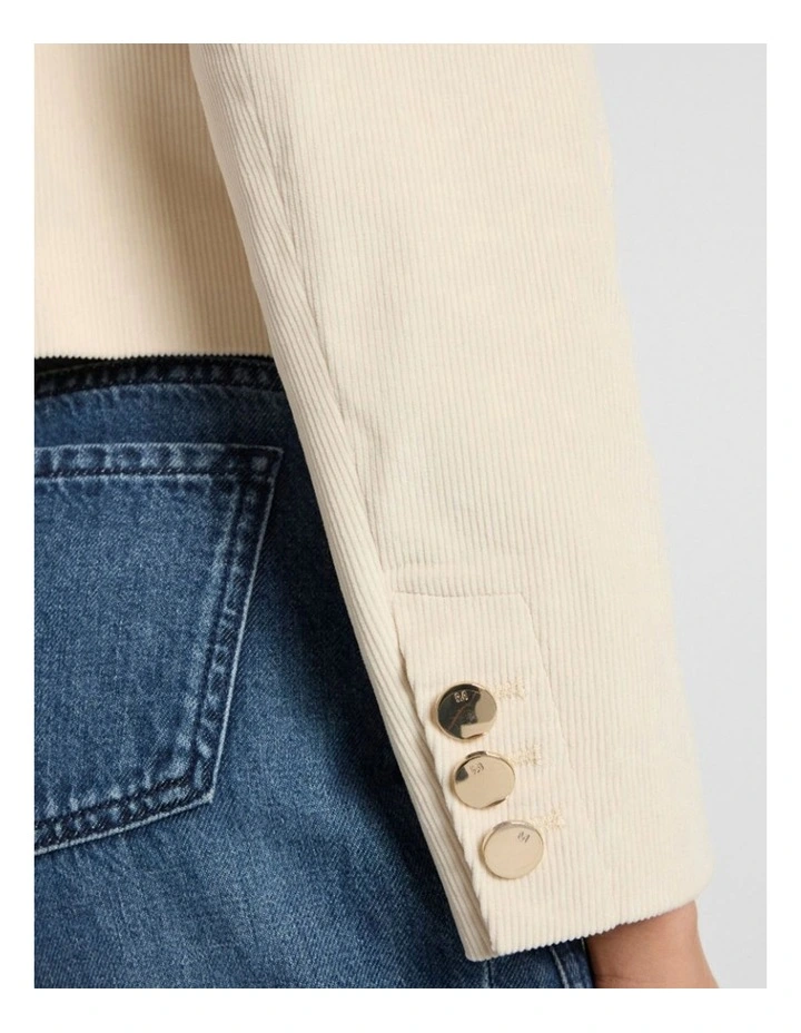 Calen Cord Jacket in Canvas image 4