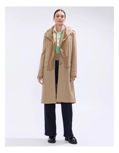 Rei Longline Coat in Camel