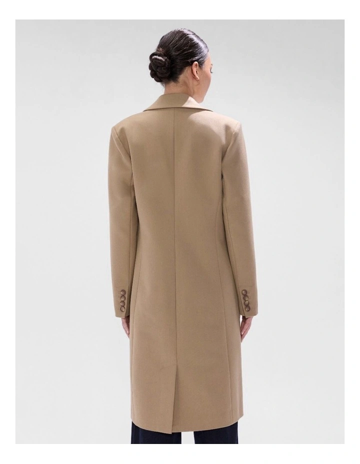 Rei Longline Coat in Camel image 4