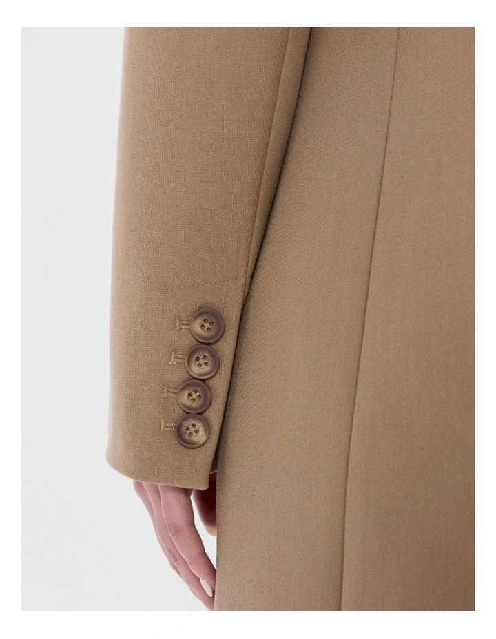 Rei Longline Coat in Camel image 5