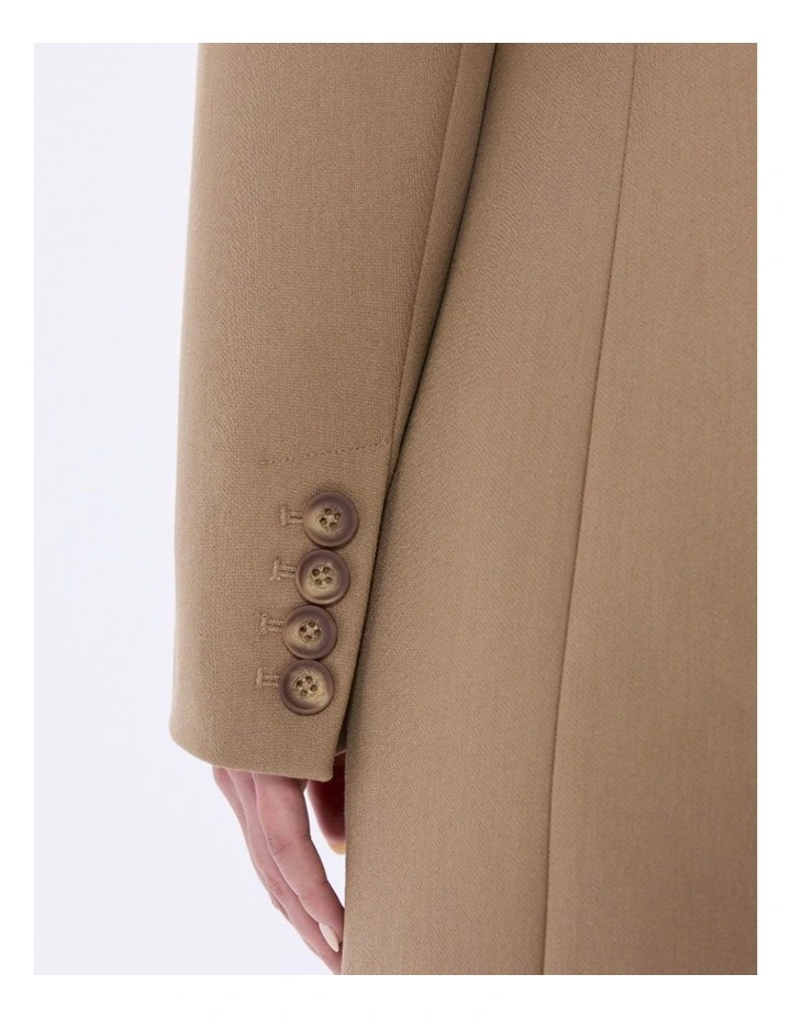 Rei Longline Coat in Camel image 5