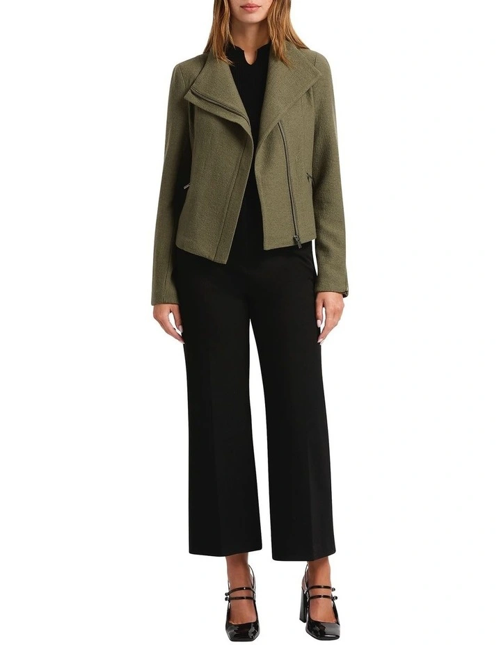 Lani Felted Wool Jacket in Tea Leaf image 4
