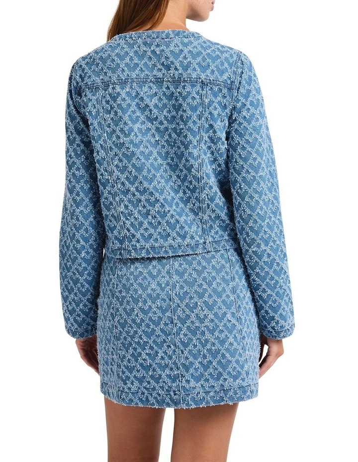 Never Ever Denim Jacket in Indigo image 2
