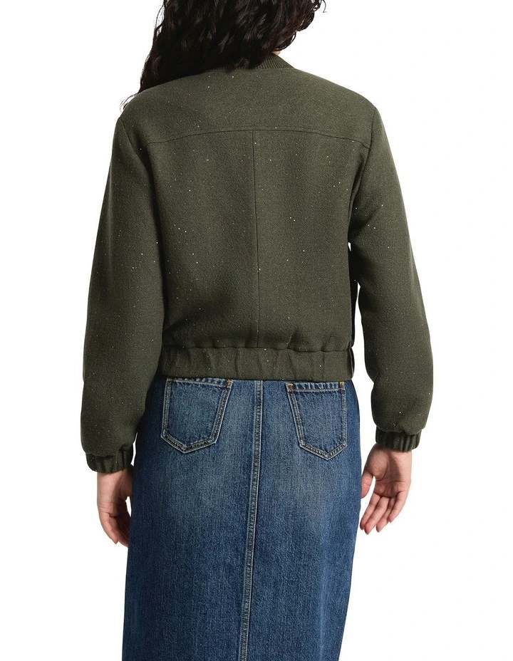 Andy Felted Wool Bomber Jacket in Borneo Sparkle image 2