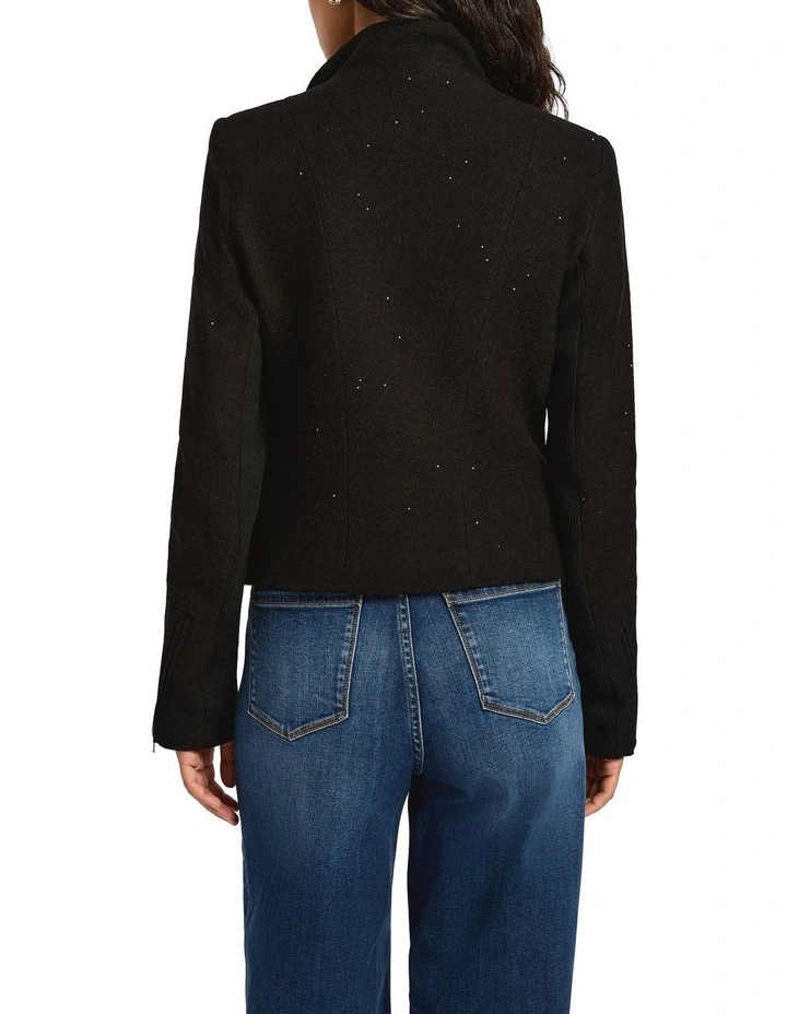 Marni Felted Wool Jacket in Black image 4