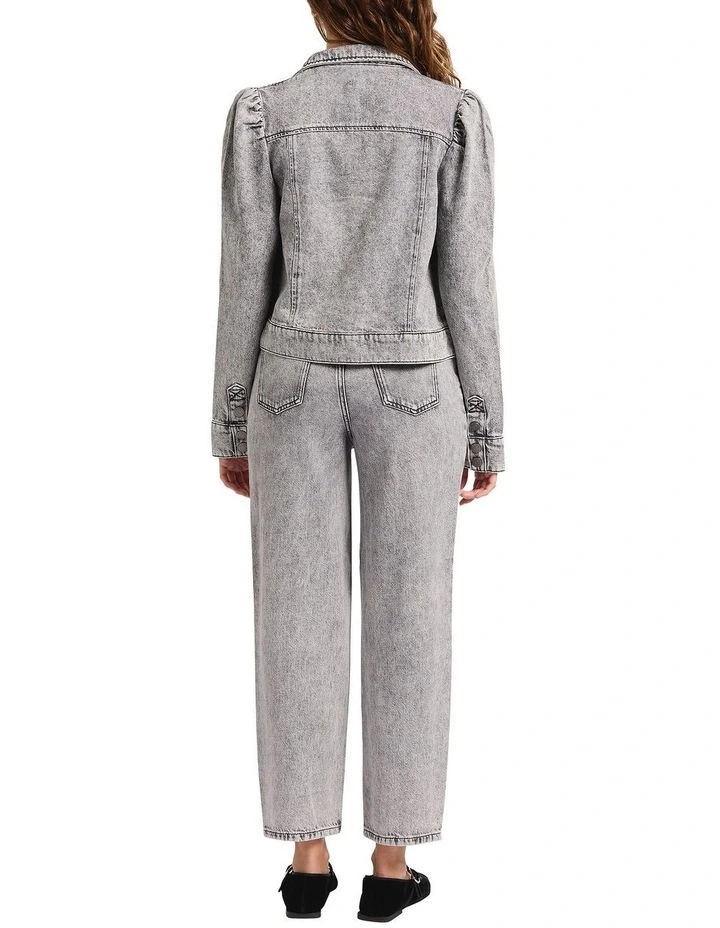Venice Denim Jacket in Grey image 2
