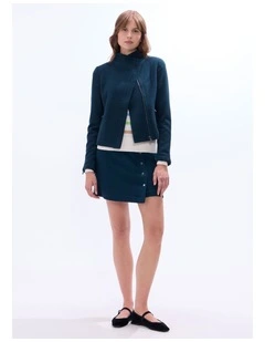 Lani Felted Wool Jacket in Deep Forest