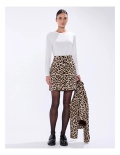 Galaxy Long Sleeve Top in Ivory