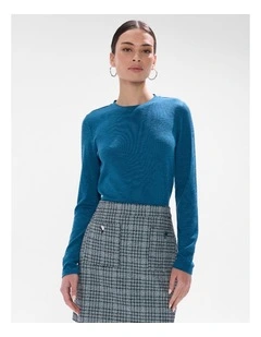 Let's Groove Top in Teal