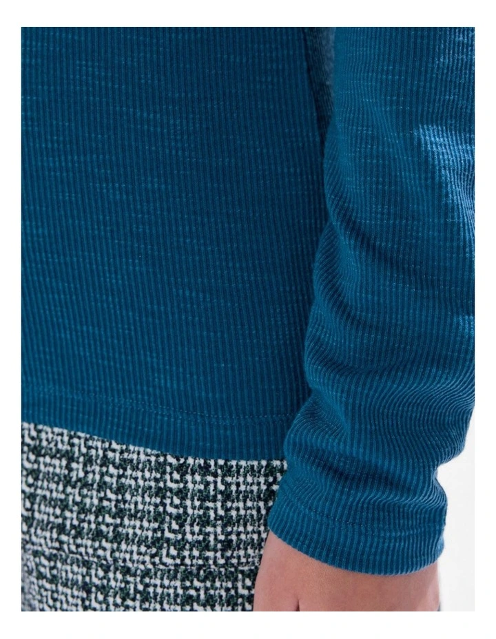 Let's Groove Top in Teal image 4