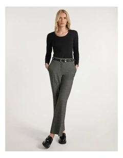 Chloe Textured Top in Black