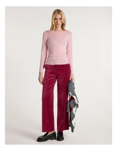 Ginny Babywool Top in Pink Orchid