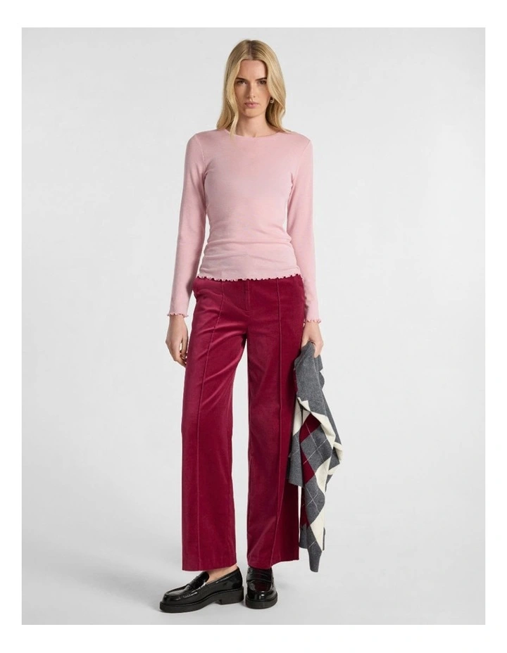 Ginny Babywool Top in Pink Orchid image 2