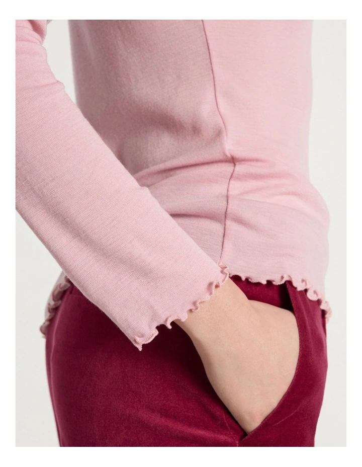 Ginny Babywool Top in Pink Orchid image 3
