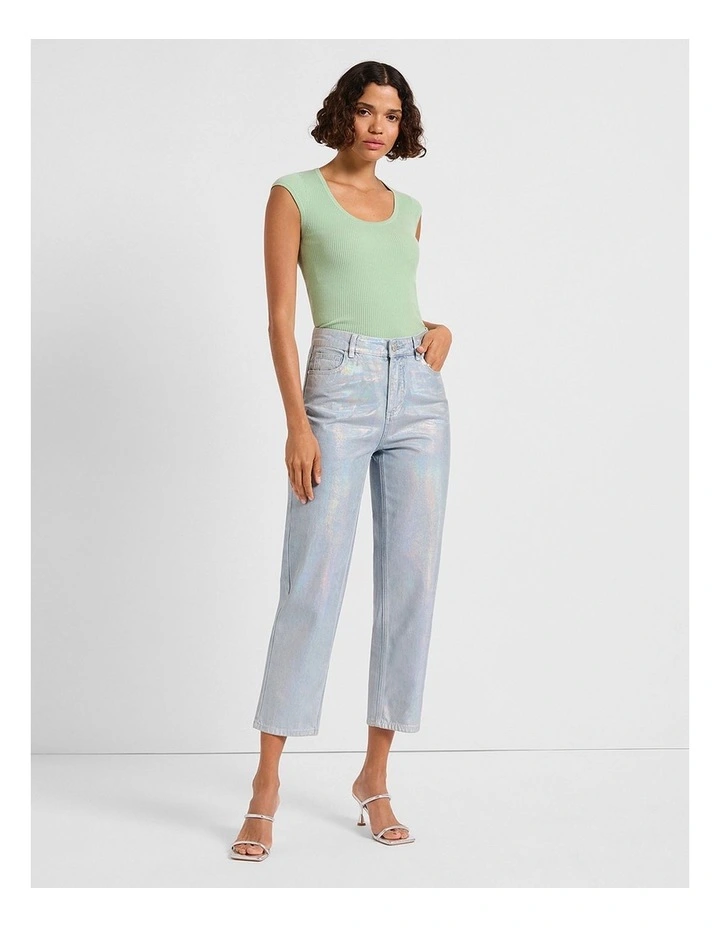 Heroes Rib Knit Top in Paradise image 2