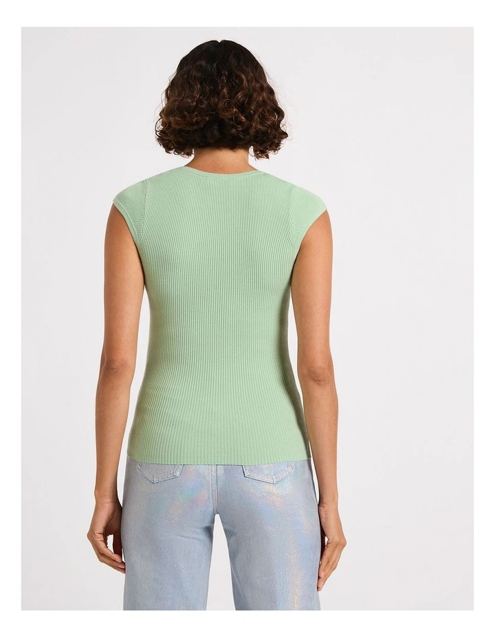 Heroes Rib Knit Top in Paradise image 3