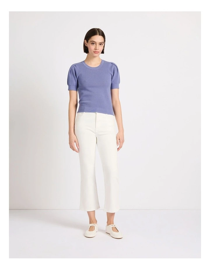 Kent Rib Knit in Denim Blue image 1