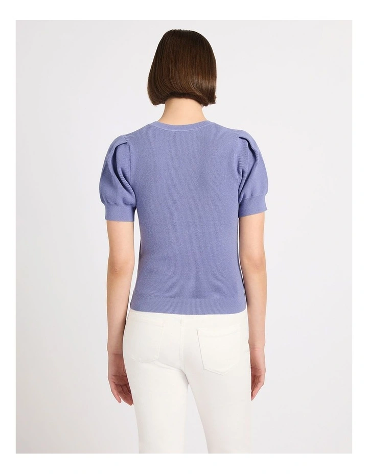 Kent Rib Knit in Denim Blue image 3