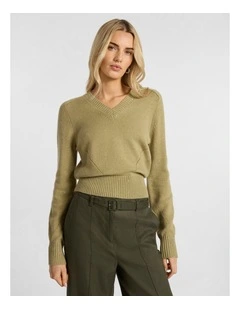 Superstar Sequin Knit in Khaki