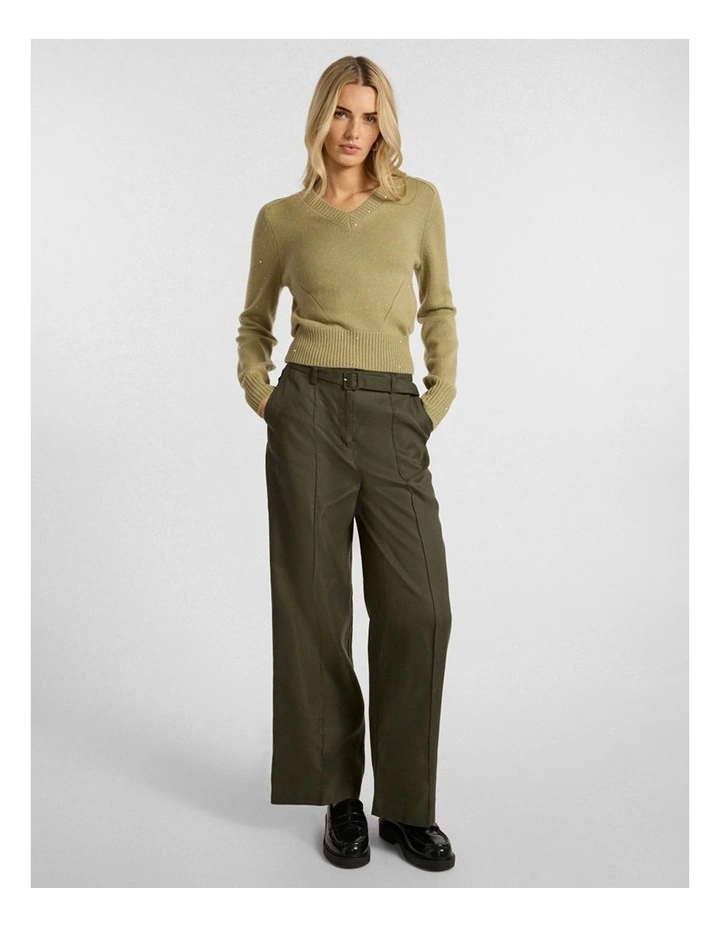 Superstar Sequin Knit in Khaki image 2