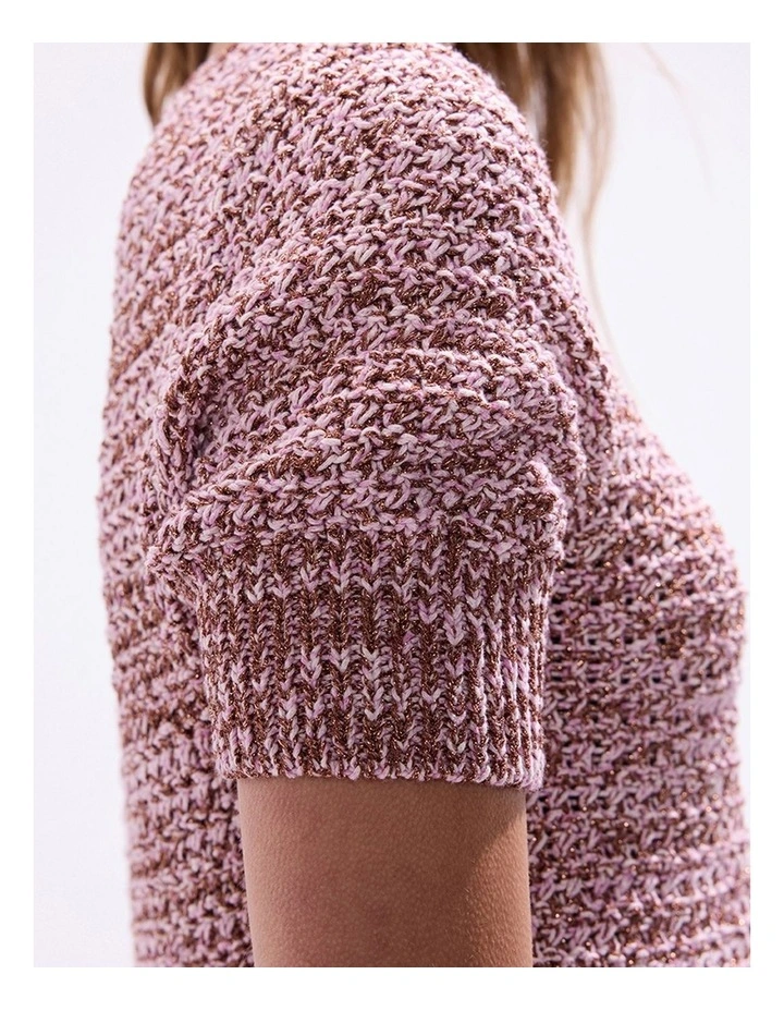 Glass Castle Knit in Blush Multi image 2