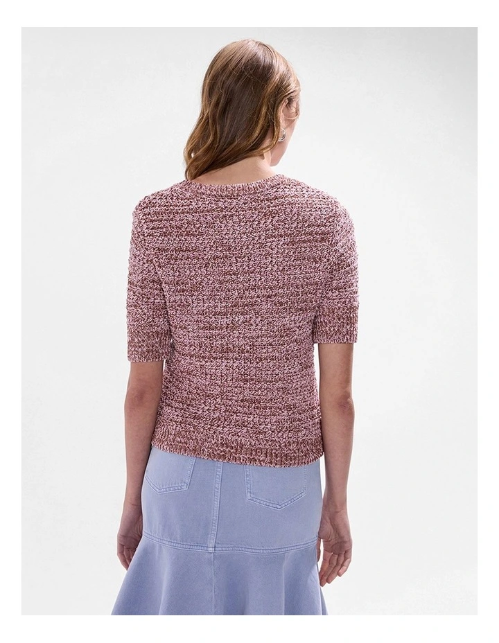 Glass Castle Knit in Blush Multi image 3