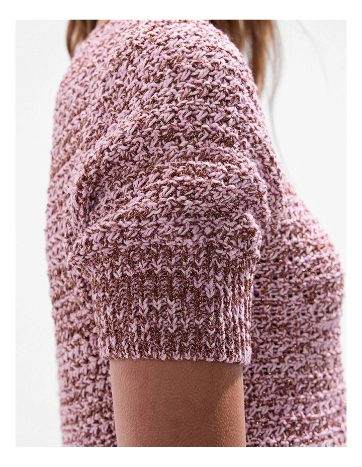 Glass Castle Knit in Blush Multi image 4