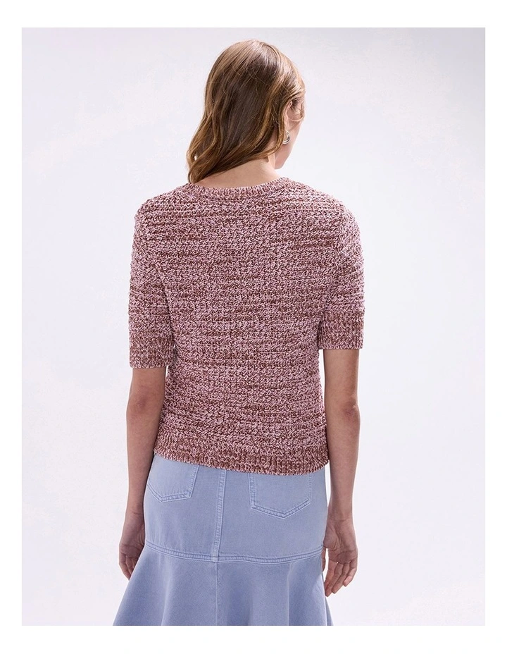 Glass Castle Knit in Blush Multi image 4