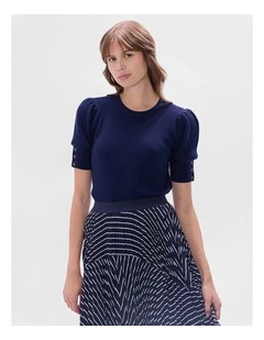 Clare Merino Knit in Midnight