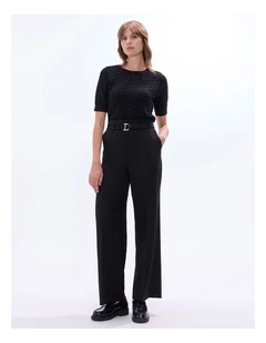 Shimmer Flames Knit in Black