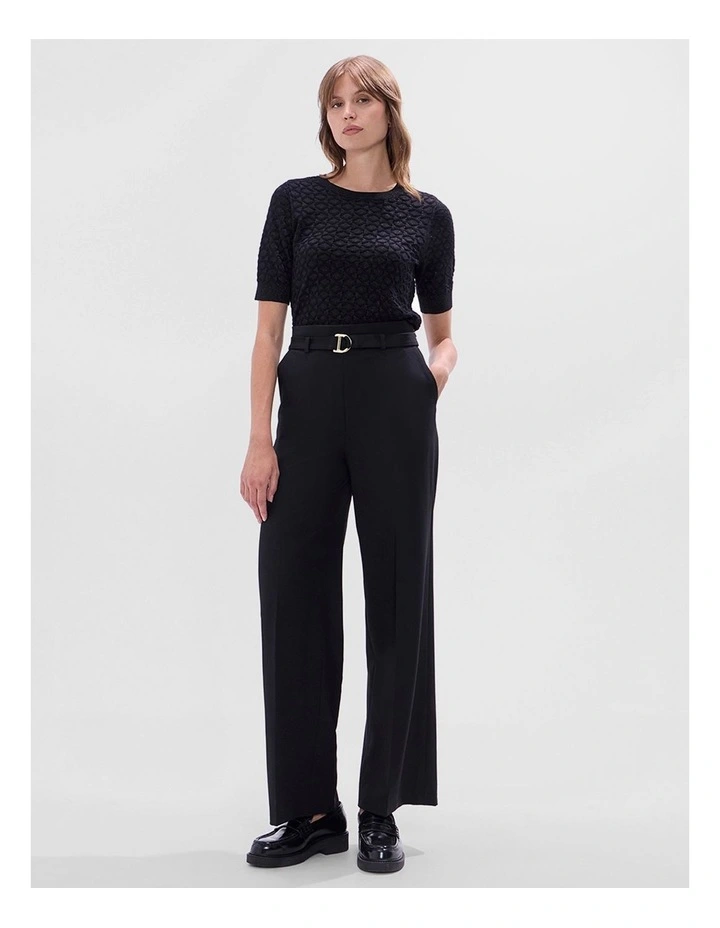 Shimmer Flames Knit in Black image 2