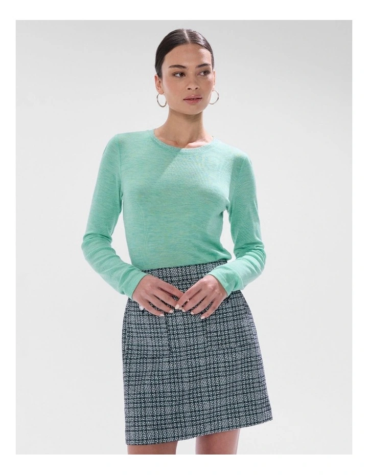 Bellamy Babywool Top in Apple Green image 1