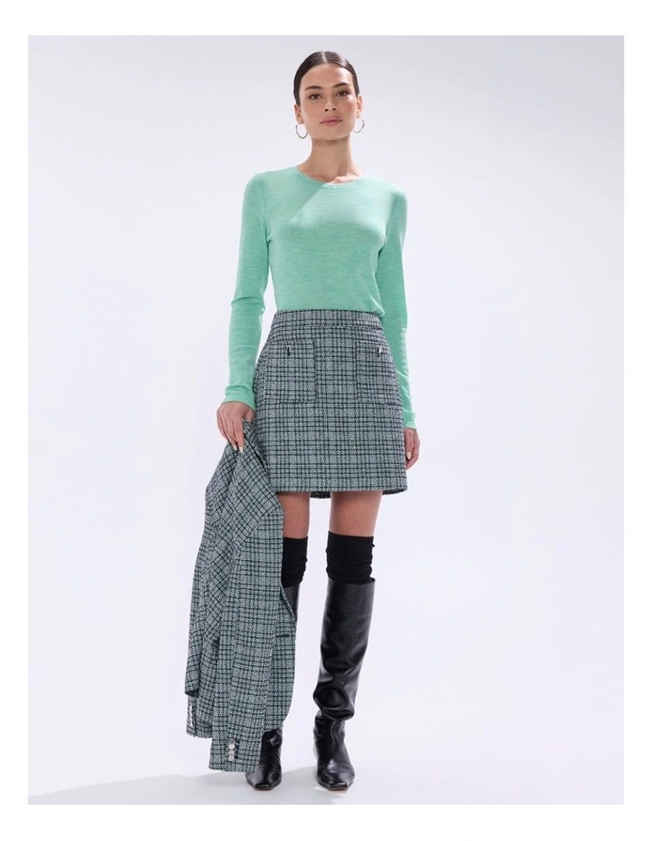 Bellamy Babywool Top in Apple Green image 1
