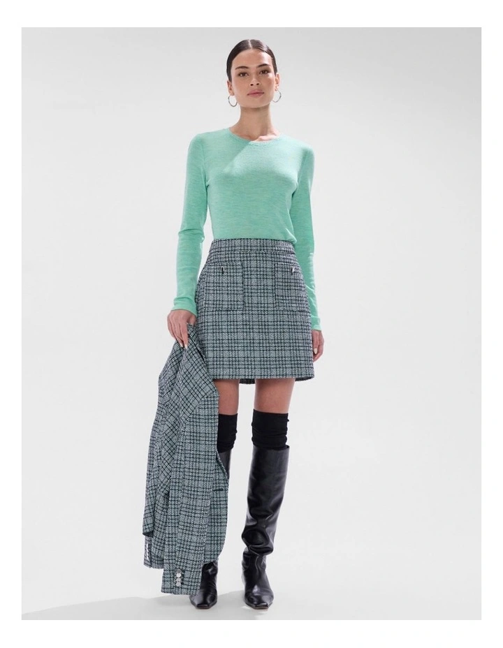 Bellamy Babywool Top in Apple Green image 2