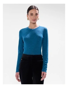 Bellamy Babywool Top in Teal