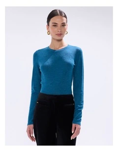 Bellamy Babywool Top in Teal