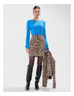 Siren Shimmer Knit in Bright Blue