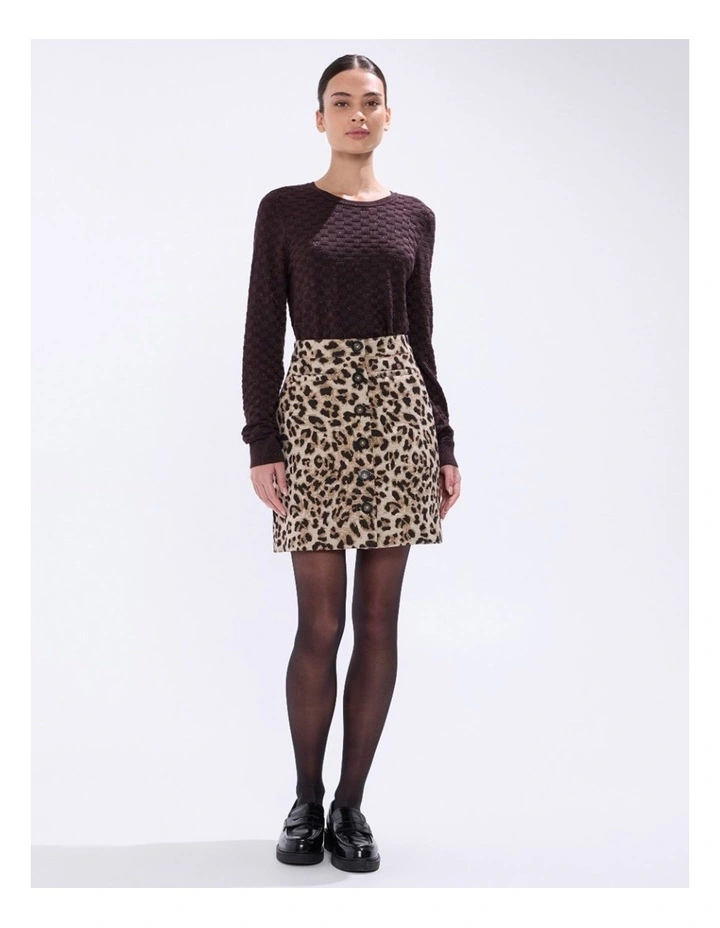 Siren Shimmer Knit in Espresso image 1