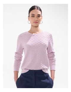 Siren Shimmer Knit in Pink Orchid