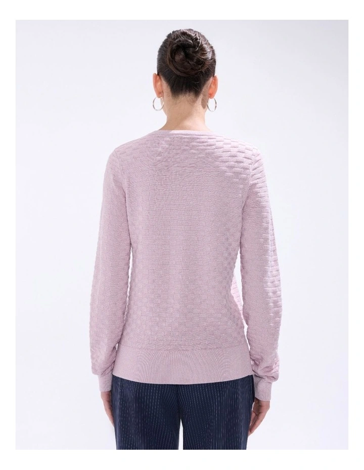 Siren Shimmer Knit in Pink Orchid image 4
