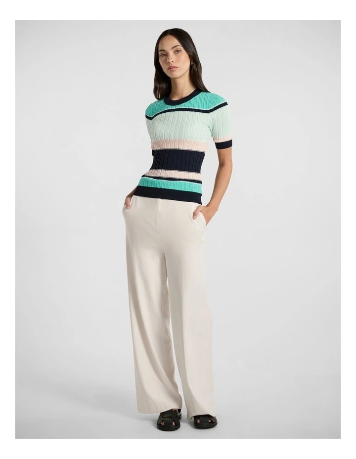 Eternal Dreaming Stripe Knit in Green Stripe image 2