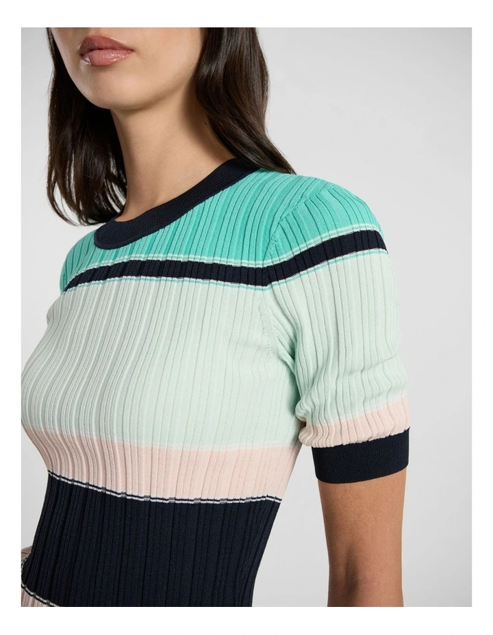 Eternal Dreaming Stripe Knit in Green Stripe image 4