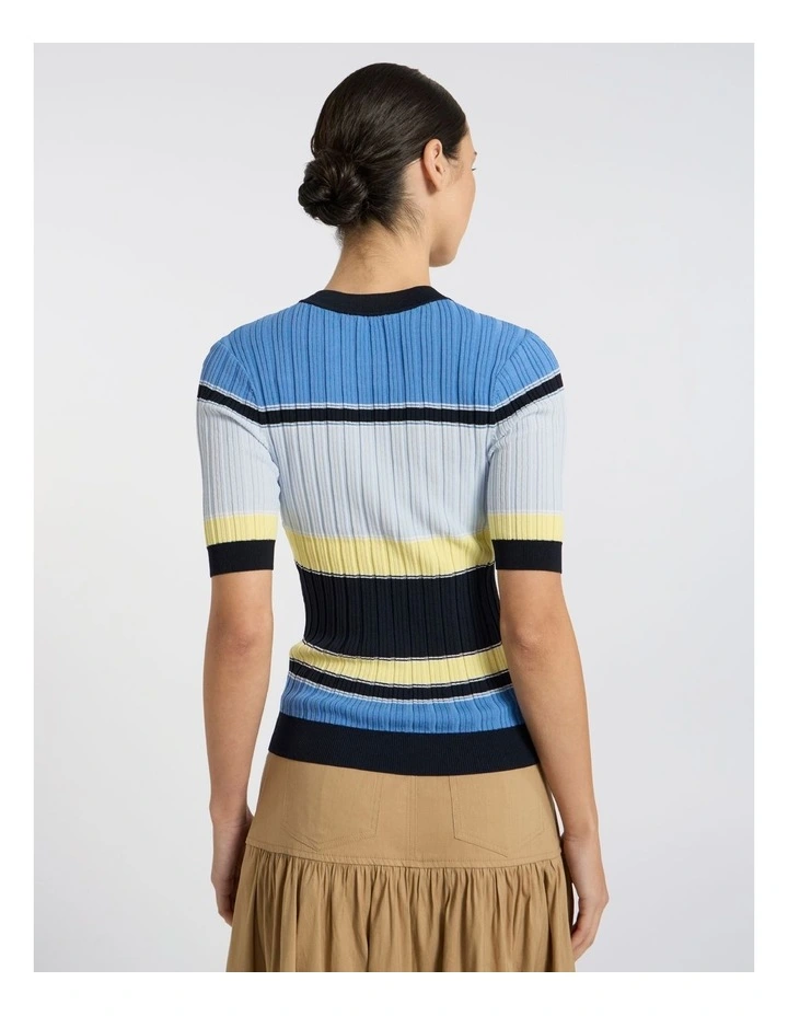 Eternal Dreaming Stripe Knit in Blue Stripe image 4